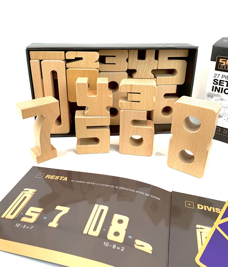 Sumblox N&uacute;meros De Madera 27Pcs.