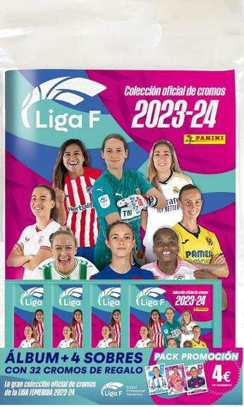 Starter Pack (&aacute;lbum + 4 sobres) &ndash; Liga femenina 2023-24