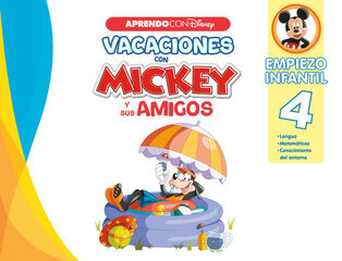 Vacaciones con Mickey y Sus Amigos. Empiezo Infantil 4 Cliper