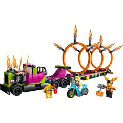 LEGO® City Stuntz Desafío Acrobático: Camión y Anillos de Fuego 60357