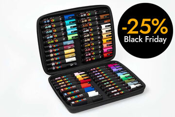 Maletín Posca Premium 40 piezas