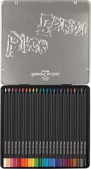 Estuche metal lápices Faber-Castell Black Edition 24 colores