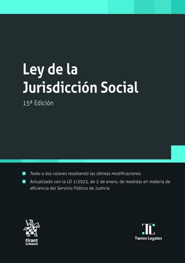Ley de la Jurisdicci&oacute;n Social 15&ordf; Edici&oacute;n