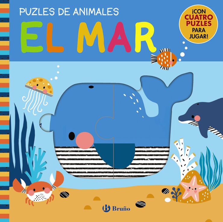 Puzles de animales. El mar