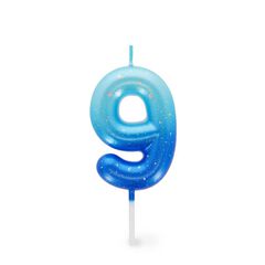 Espelma Legami verd/blau núm.9