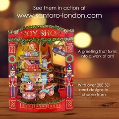 Postal Swing Navidad Tienda de regalo