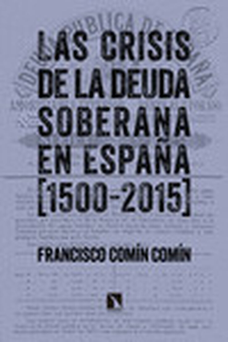 Las crisis de la deuda soberana en Espa