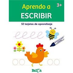 Aprendo a escribir - Tarjetas borrables