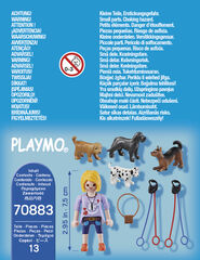 Playmobil Special Plus cuidadora de perro 70883