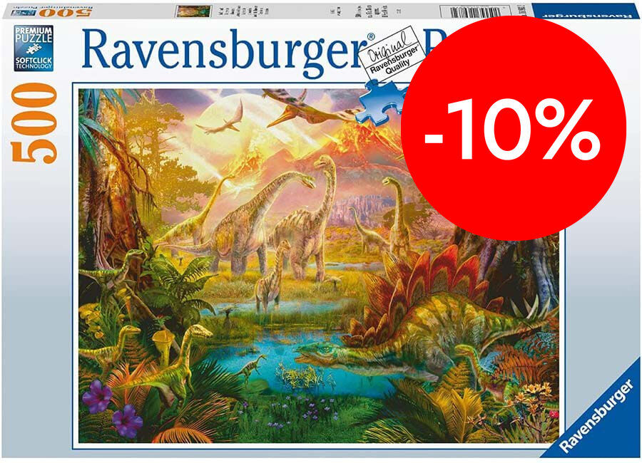 Puzle 500 peces Terra de diNosaures