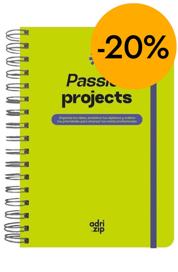 Agenda planificador Passion Projects 2025-26