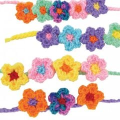 Ornaments de Flors amb Ganxet