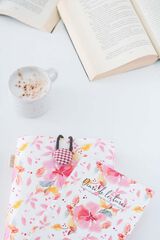Diario de Lecturas adulto Drapets Flores Roses
