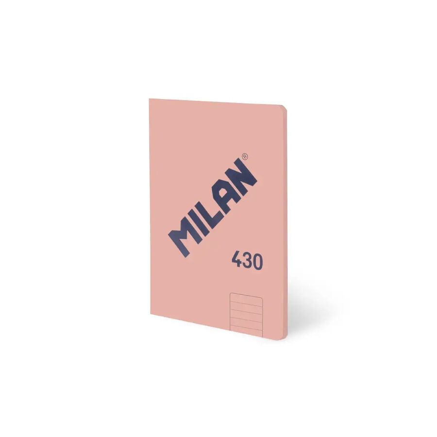 Libreta Encolada A5 Rayada 48 Hojas Milan 1918 Rosa