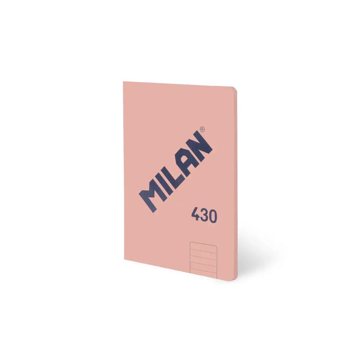 Libreta Encolada A5 Rayada 48 Hojas Milan 1918 Rosa