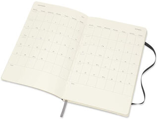 Agenda Moleskine 2020 - 2021 18 meses Cuaderno Semana Vistal L Semana Inglés Negro (13x21 cm)