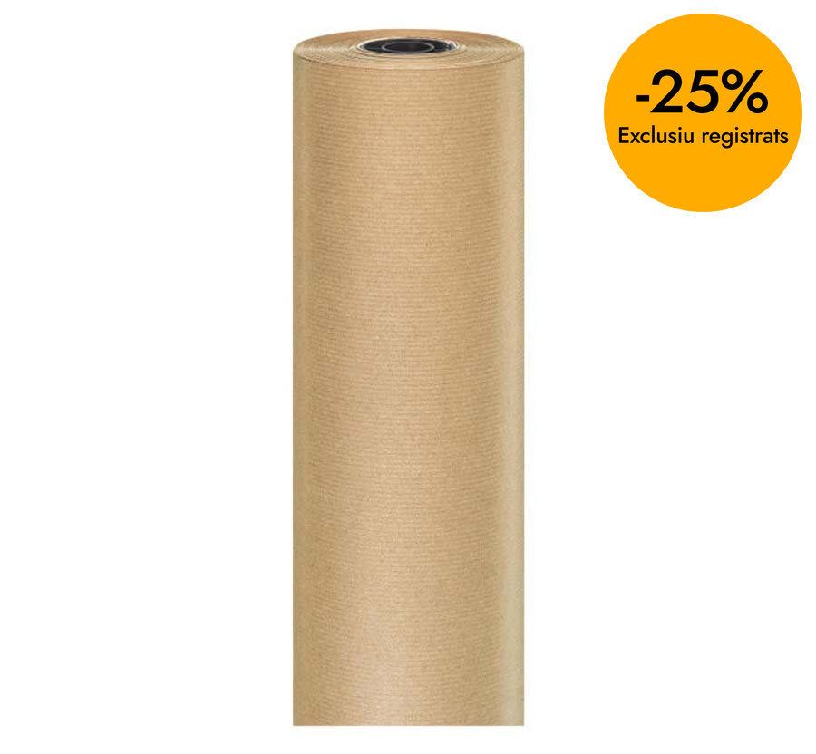 Bobina de papel kraft 90g 1,10x550m natural