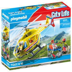 Playmobil City Helicóptero de rescate 71203