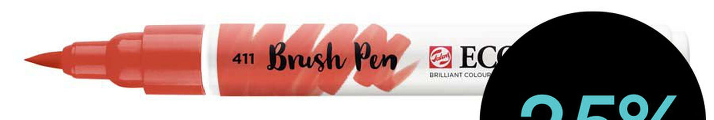 Retolador Ecoline Brush Pen terra de siena torrada 411