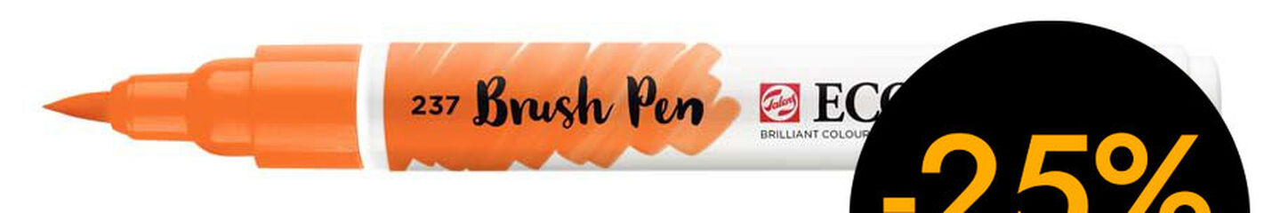 Rotulador Ecoline Brush Pen anaranjado oscuro 237