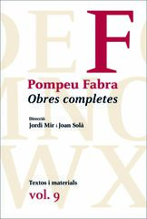 Obres Completes Pompeu Fabra, 9