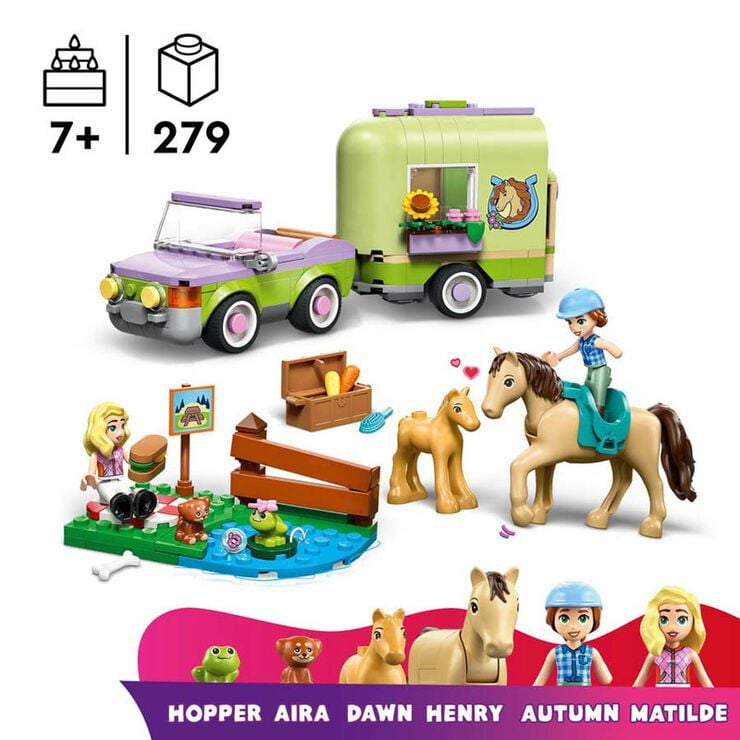 LEGO® LEGO Friends Remolc per a Cavall i Poltre 42695