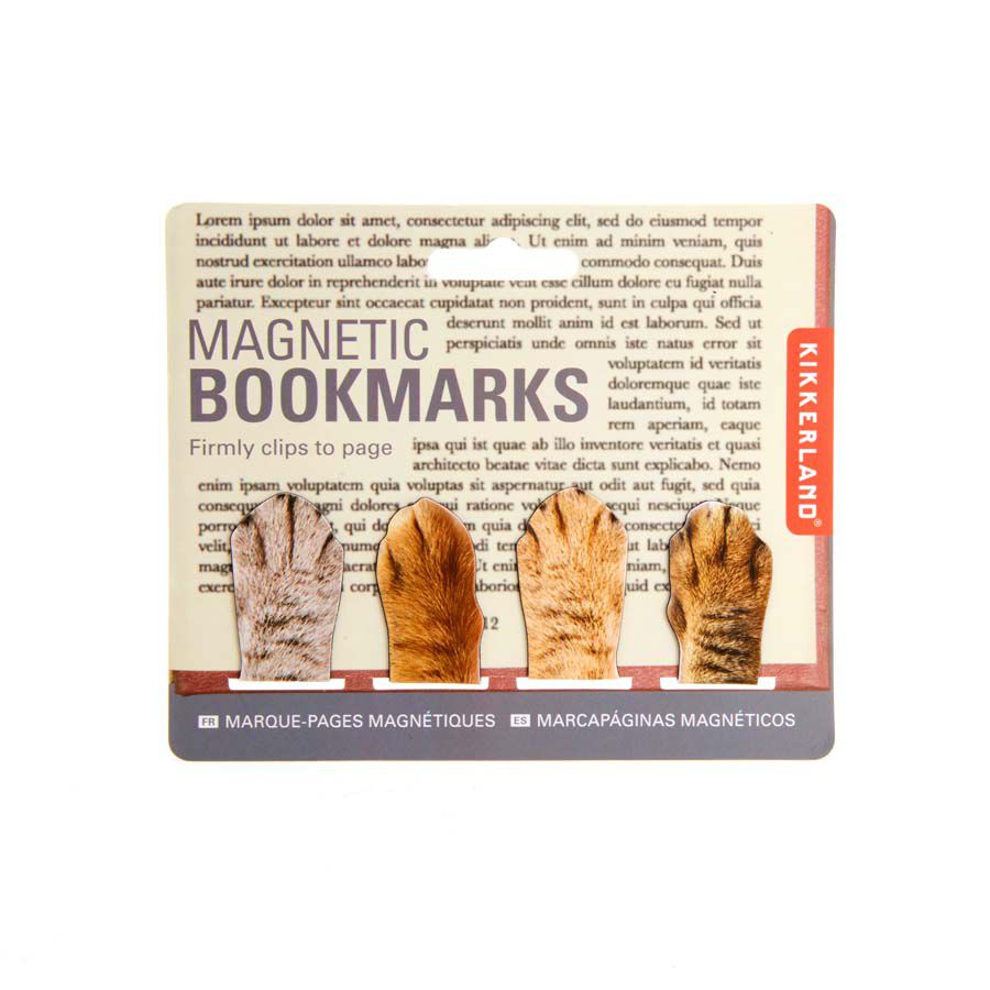 Punt de llibre magn&egrave;tic Kikkerland Potes Gats