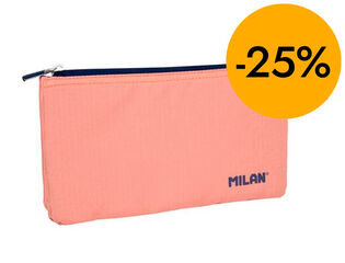 Estuche Milan 1918 3 Cremalleras rosa