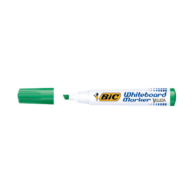 Rotulador pizarra Bic Velleda Marker 1751 verde 12u