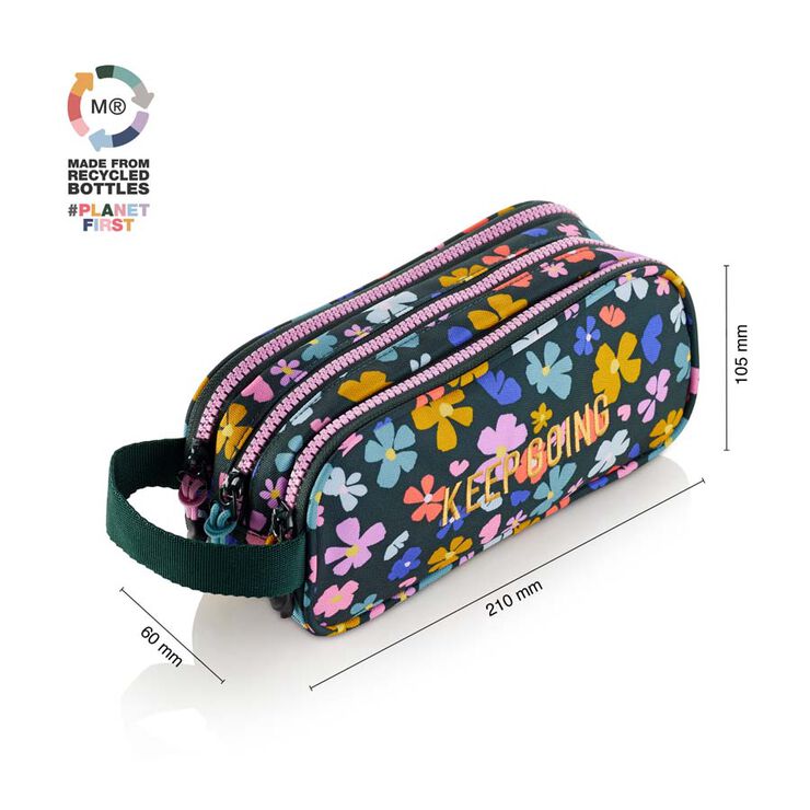Estuche triple reciclado Miquelrius Spring Night
