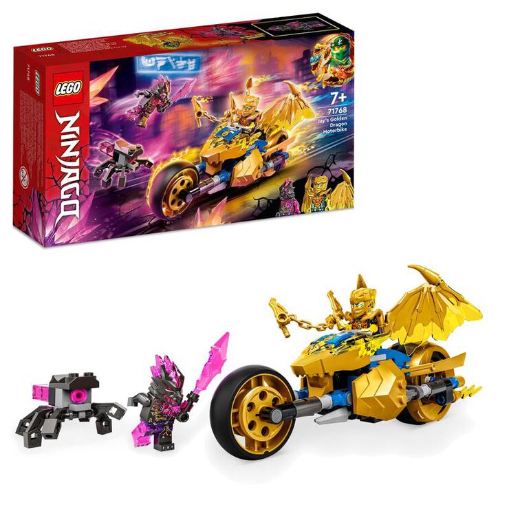 LEGO® NINJAGO Moto del Dragón Dorado de Jay71768