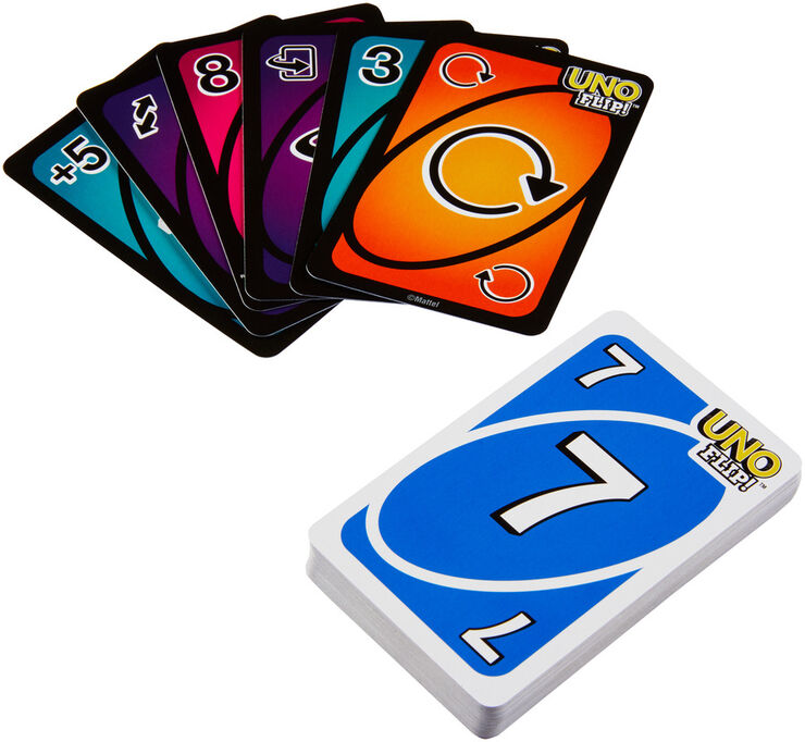 Mattel Games UNO - Juego de cartas salvajes con 112 cartas, juguete para  niños, familia y adultos, noche de juego para jugadores de 7 años en  adelante