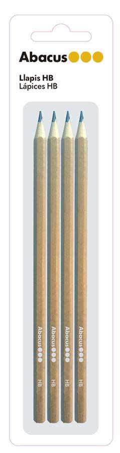 L&aacute;pices grafito Abacus 4u