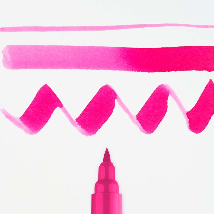 Retolador Ecoline Brush Pen magenta 337