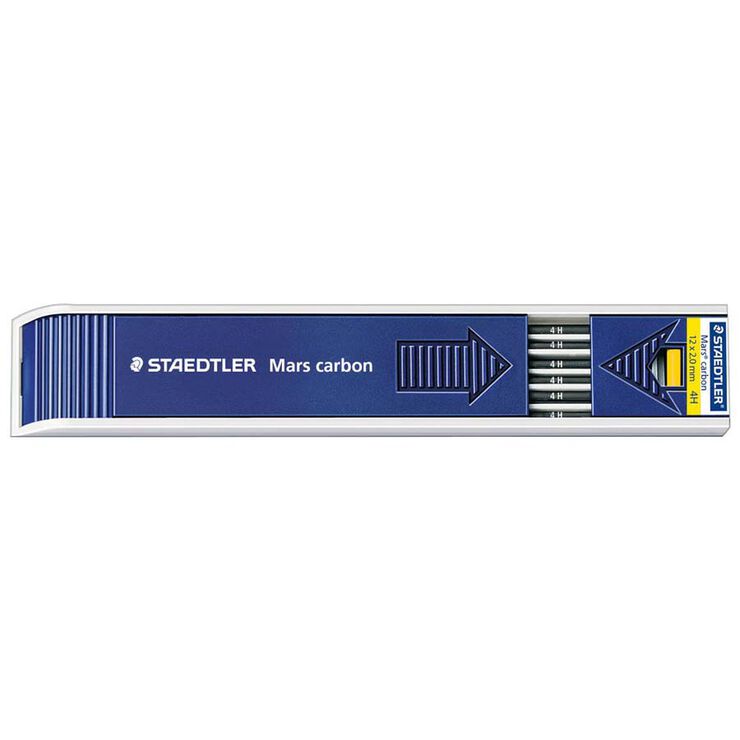 Minas Staedtler Marscarbon 2 mm 4H 12 unidades