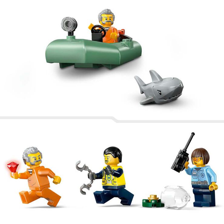 LEGO® City Persecución en Barco de Policía 60456