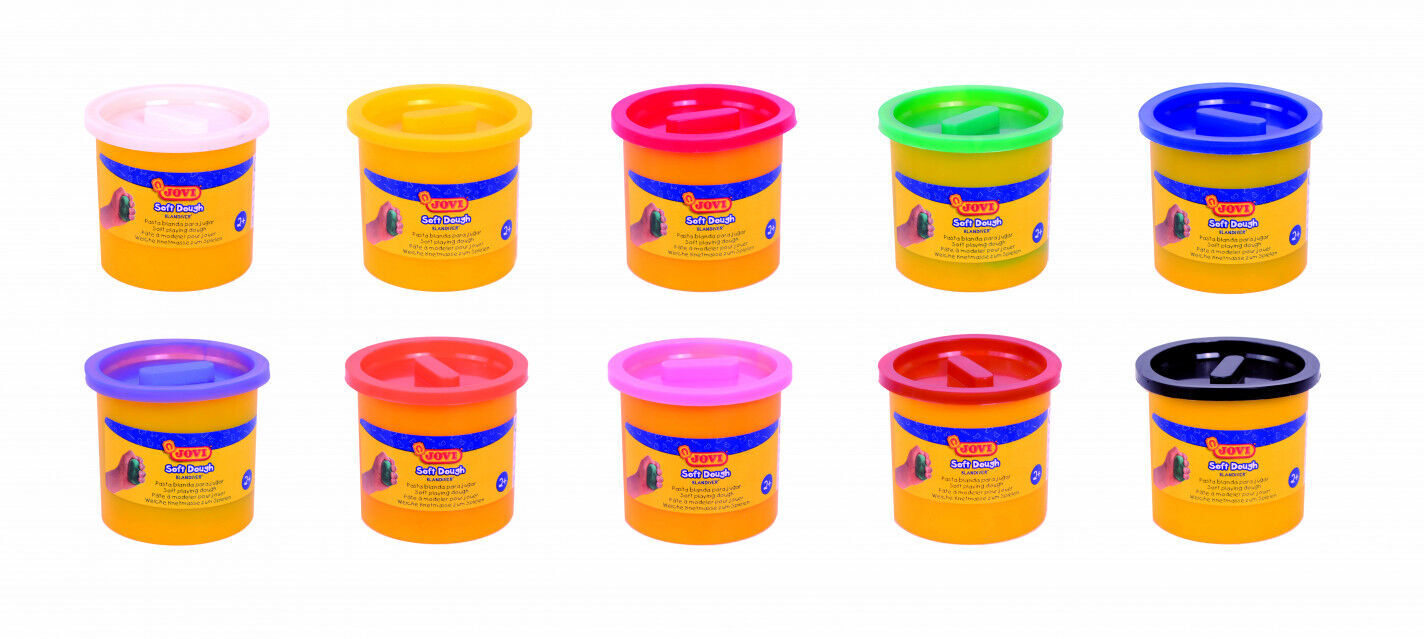 Pasta moldear Jovi Soft Dough 110g 10 colores
