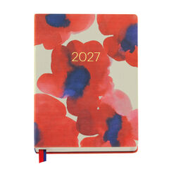 Agenda Miquelrius 145x195 Semana Vista Multiling&uuml;e 2027 Aquarel Bloom