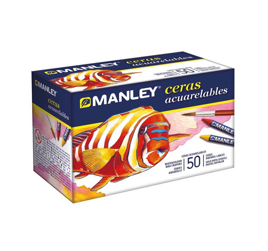 Ceras grasas acuarelables Manley 50u