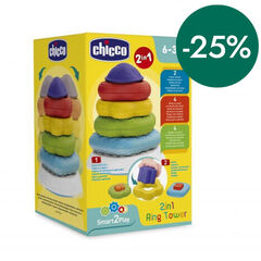 Pirámide de Anillos 2 en 1 Chicco