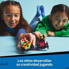 LEGO® LEGO City Pack de Coches de Carreras: Pizza vs. Camión de Bomberos 60458