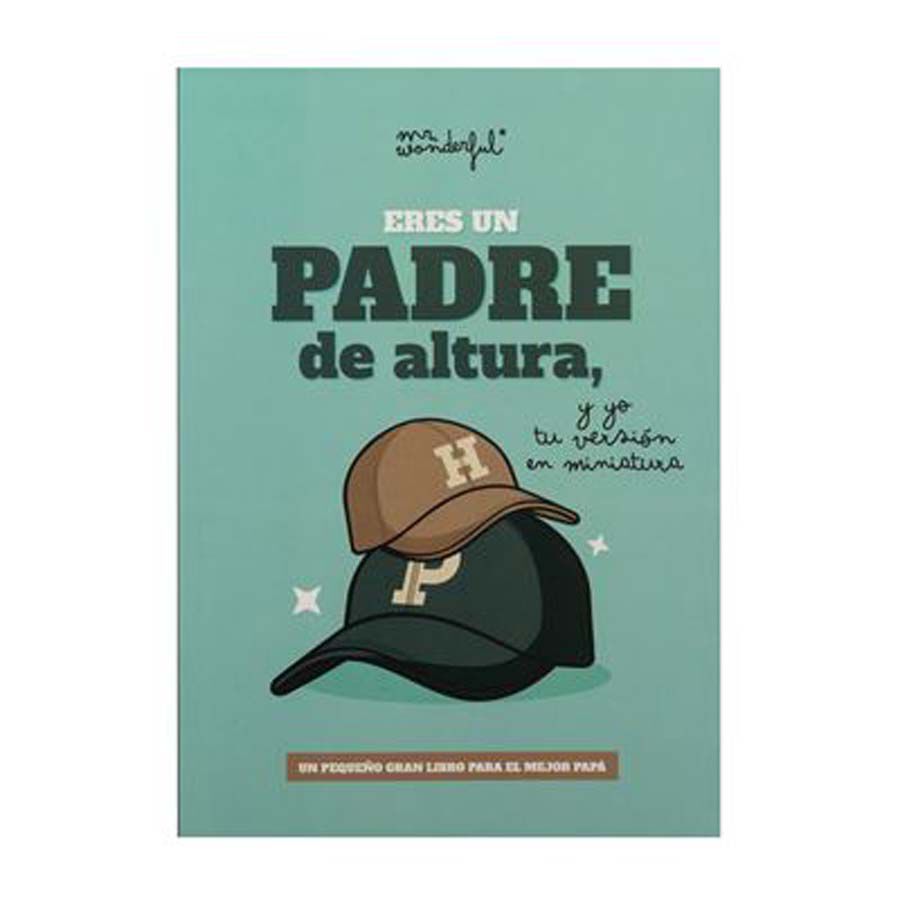 Libro para rellenar Mr.Wonderful - Eres un padre de altura y yo tu versi&oacute;n miniatura