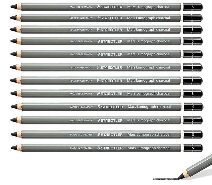 Lápices Graphite Mars Lumograph S 12u