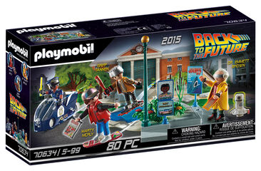 Playmobil Back to the Future Part II Persecució en monopatí 70634