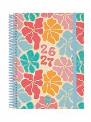 Agenda Escolar Finocam Diva 1/4 Sem/Vista Castellano 2026-27 Spring
