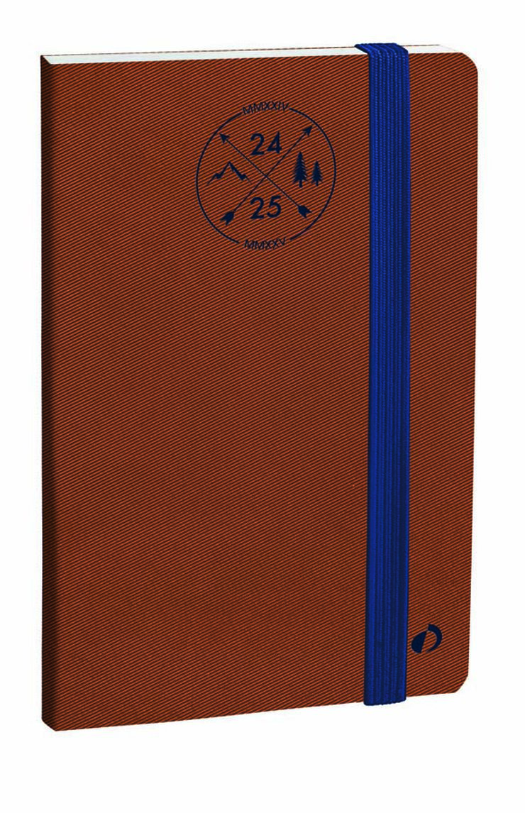 Agenda 16m Everest 21x27 sem/vista mult 24-25 avellana