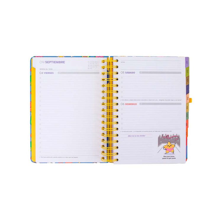 Agenda escolar Wonder diaria castellano 2026-2027 - En mi mundo