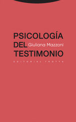 Psicología del testimonio Psicología del testimonio