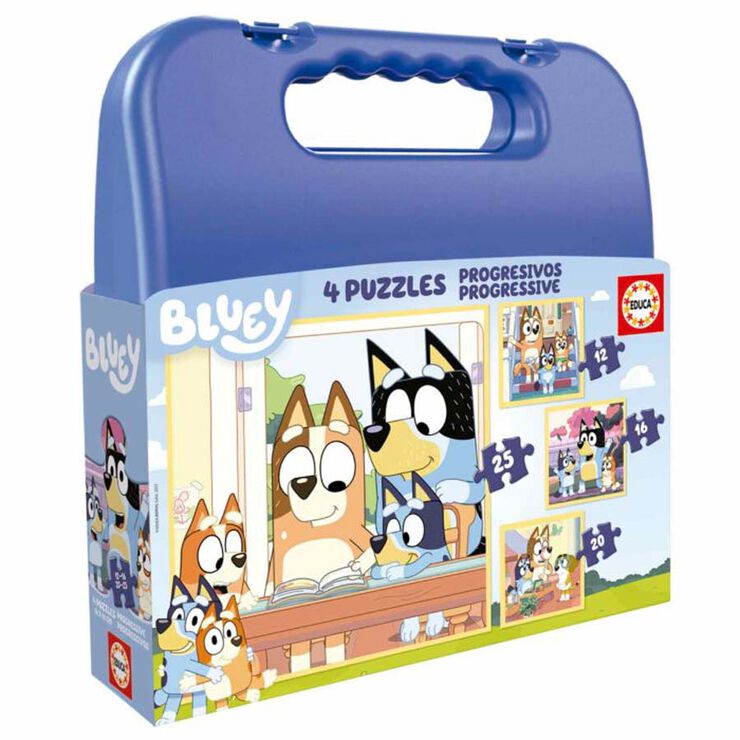 Puzle Progressius 12-16-20-25 peces Bluey