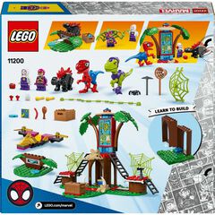 LEGO® Spidey Spidey i Gobby: Batalla de Raptors a la Base de la Casa de l'Arbre 11200